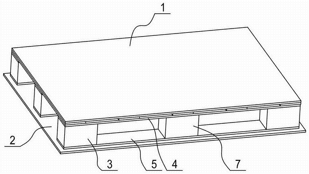 A combined paper pallet