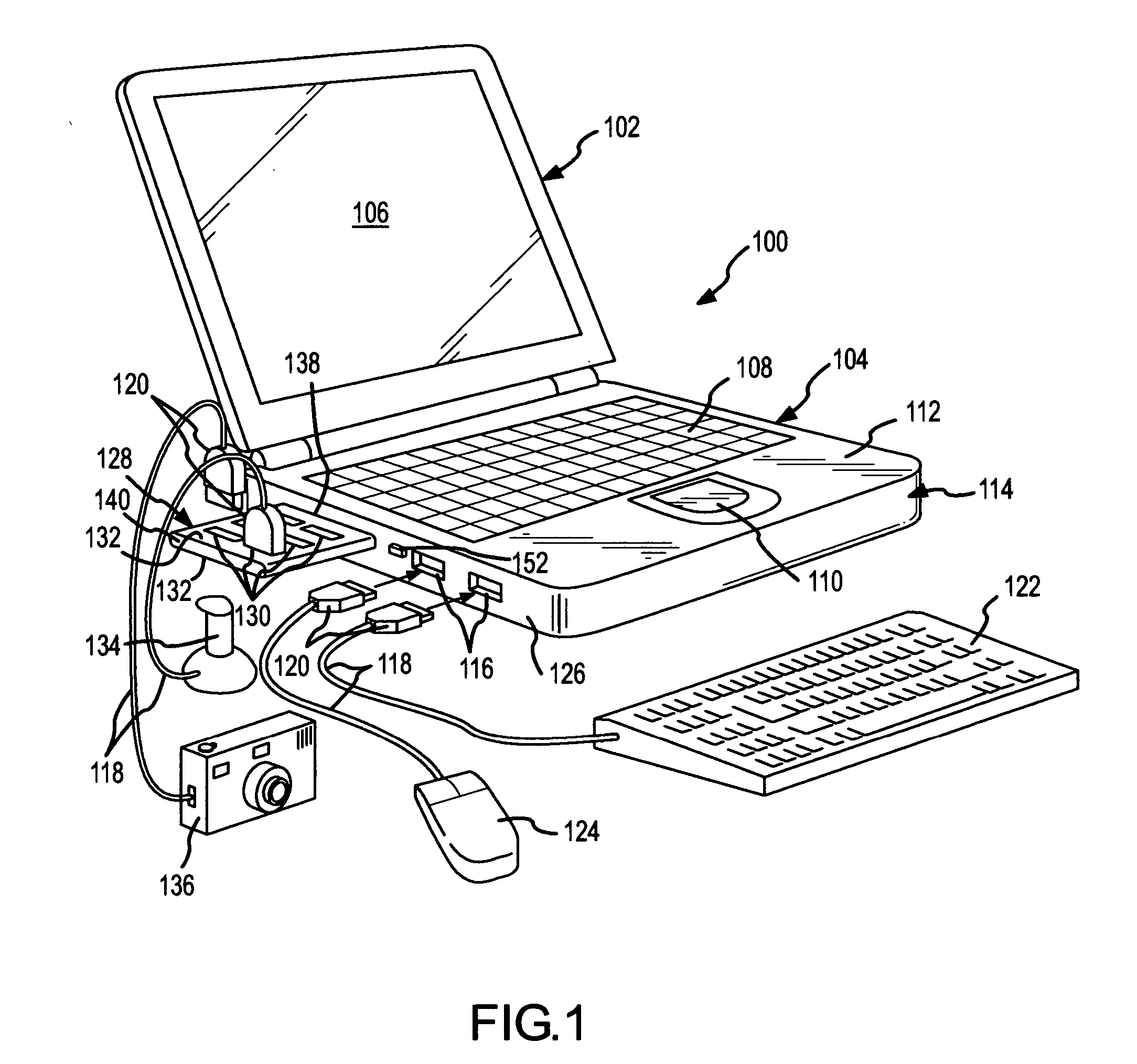 Computer system with multiple-connector apparatus