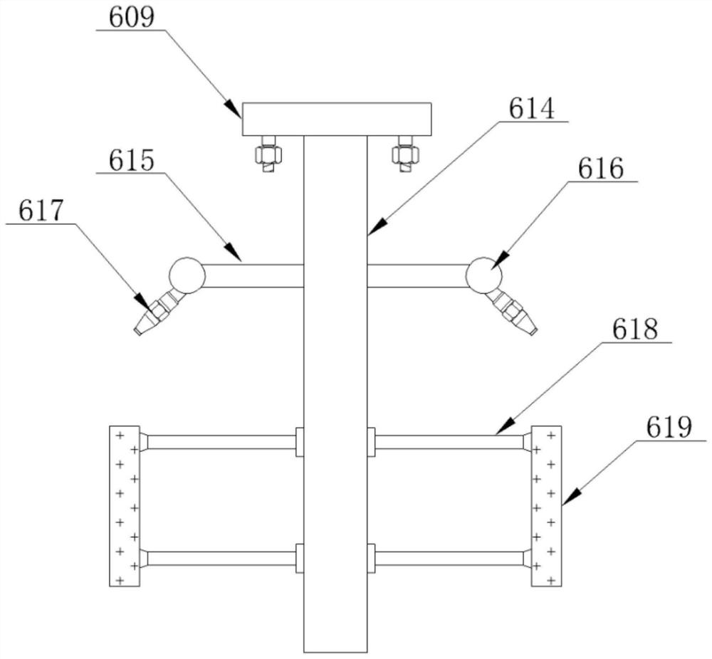 Waste paper treatment device convenient for internal cleaning for environment-friendly machinery