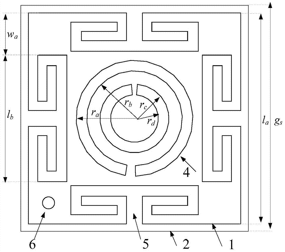 A Circularly Polarized Antenna Loaded with Complementary Split Rings for Biomedical Telemetry