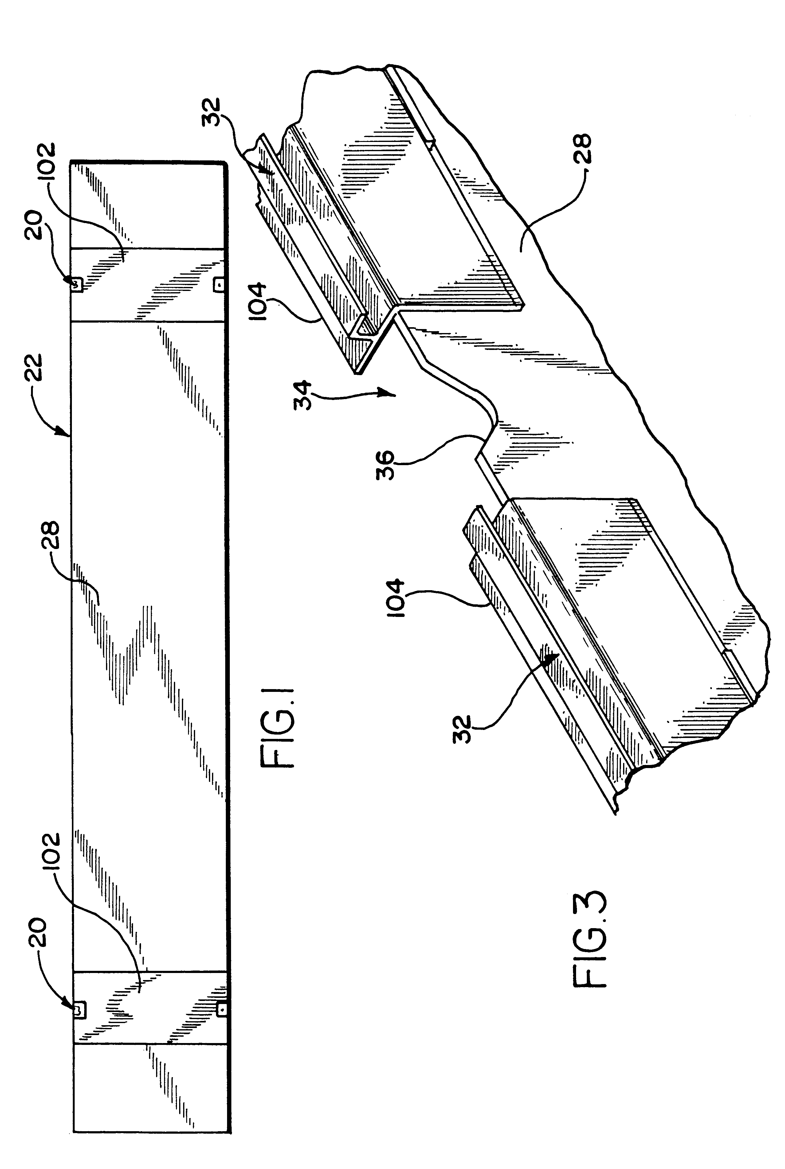 Multi-component lifting assembly for a container