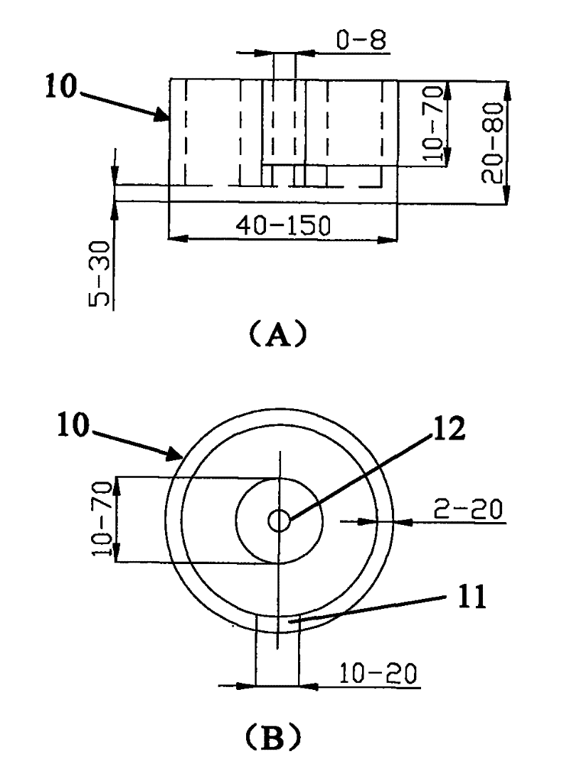 Method for manufacturing metal magnetic powder core can-type magnetic core and magnetic core with high direct current superposition characteristics