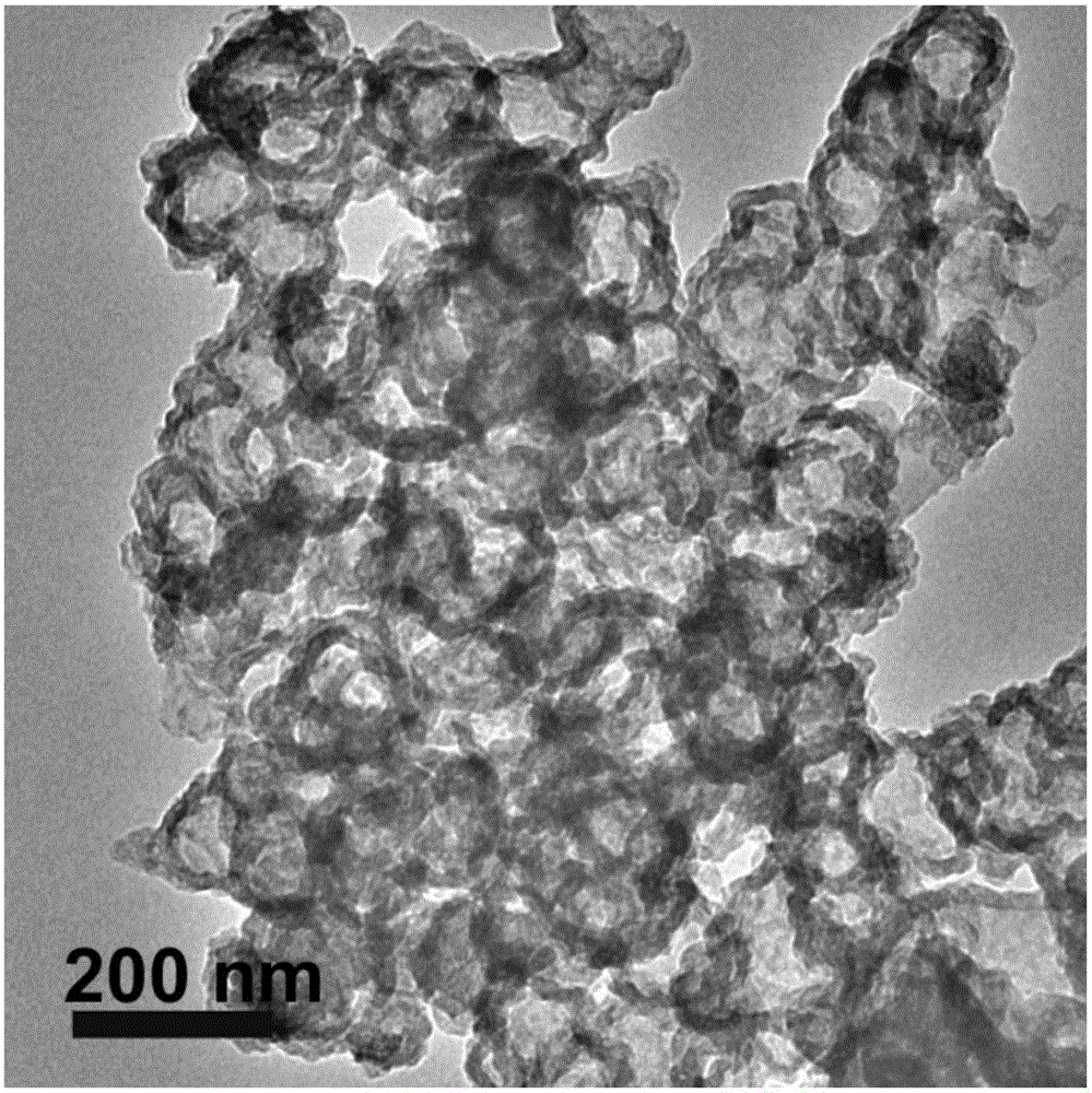 Nitrogen-doped carbon aerogel catalyst used for metal-air battery, and preparation method