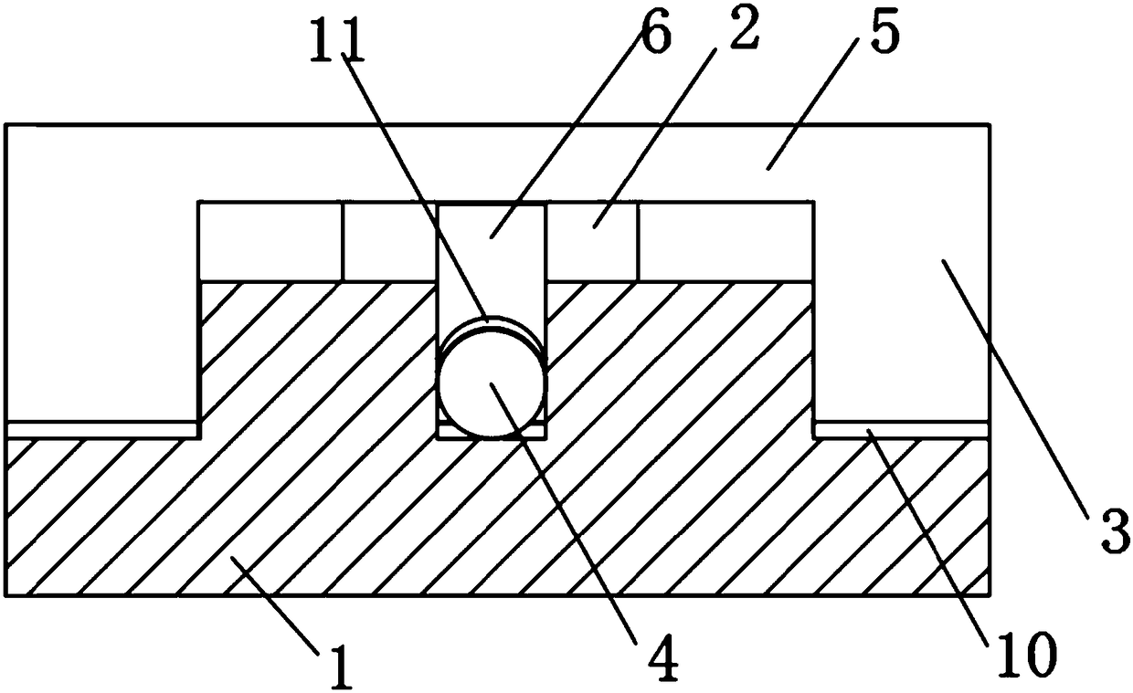 Touch induction electrode structure