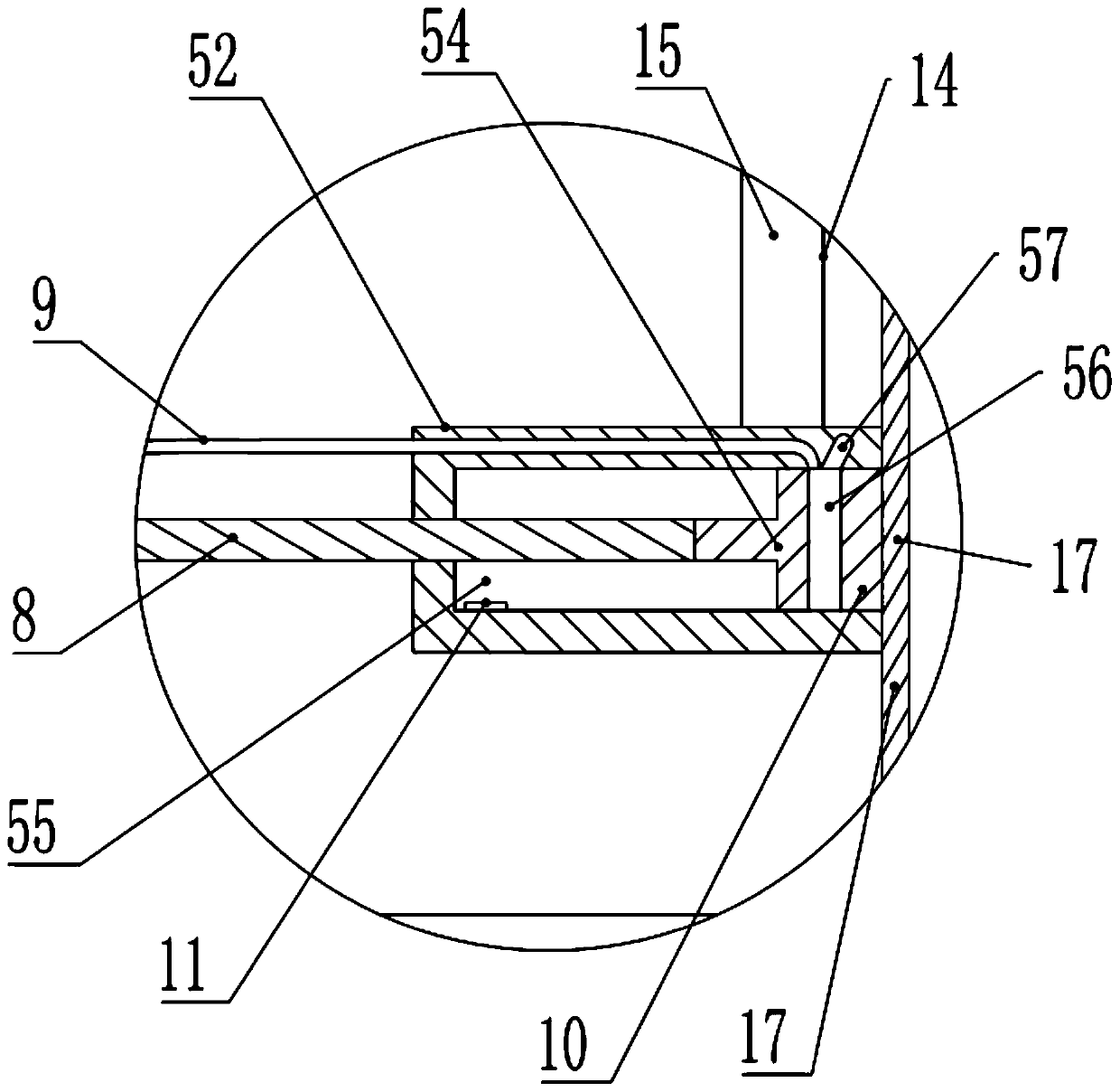 Blow molding machine for pe film processing