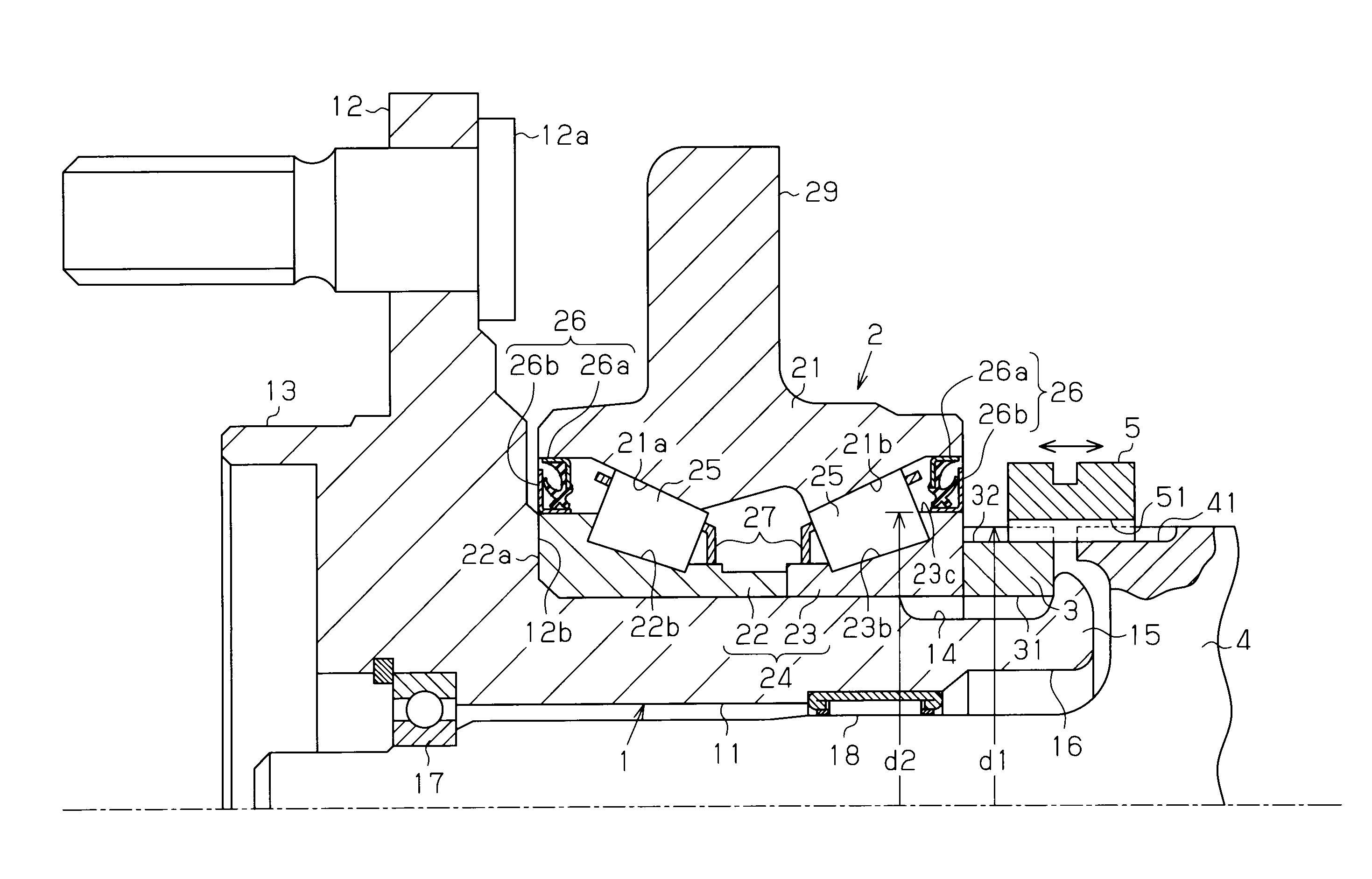 Bearing Device for Wheel