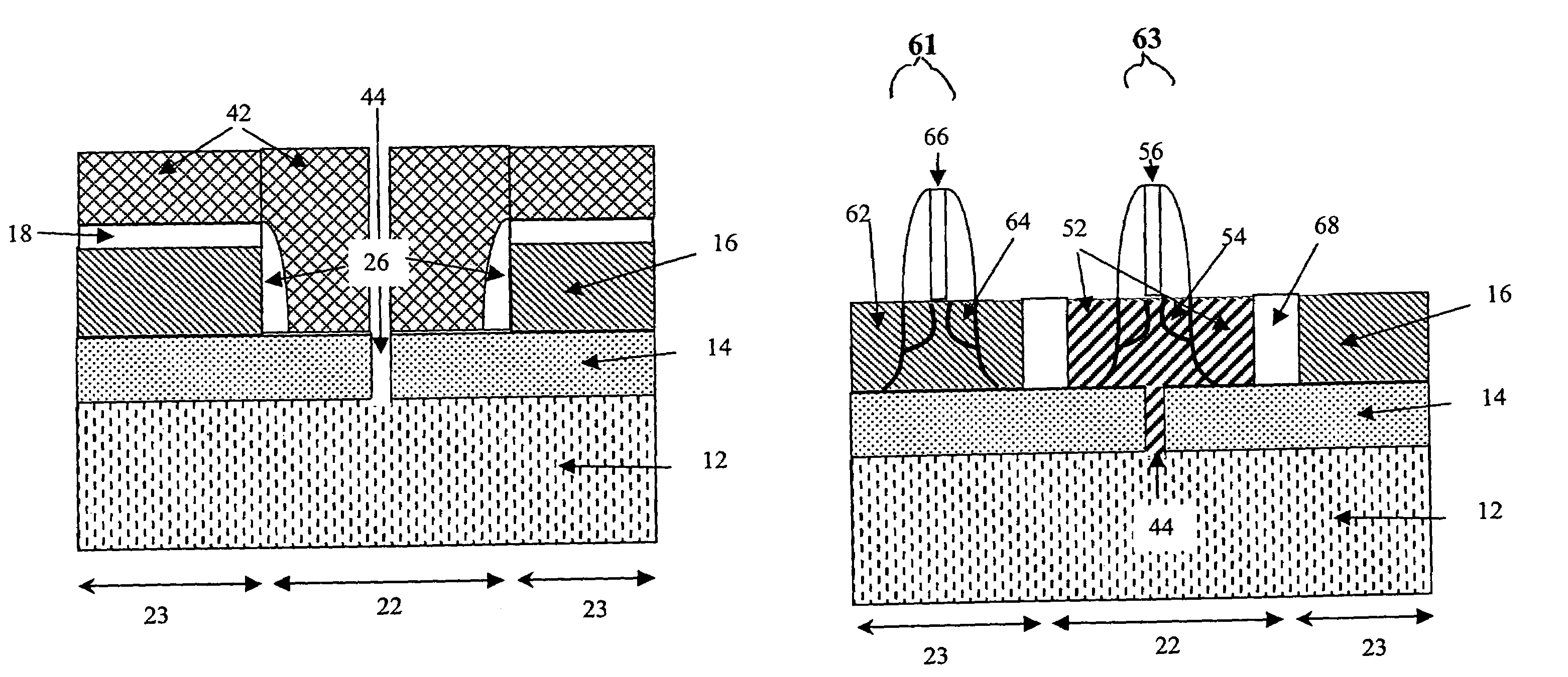 Hybrid orientation CMOS with partial insulation process