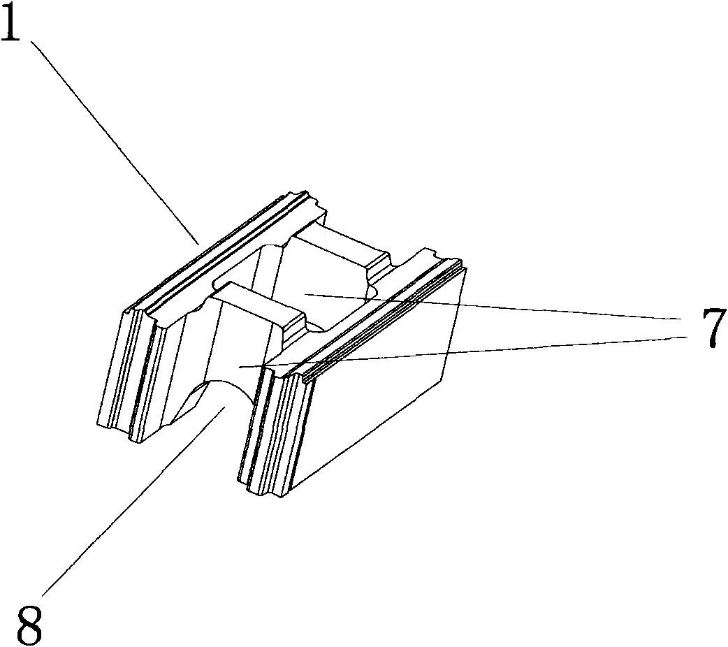 Integral rain inlet and construction method thereof
