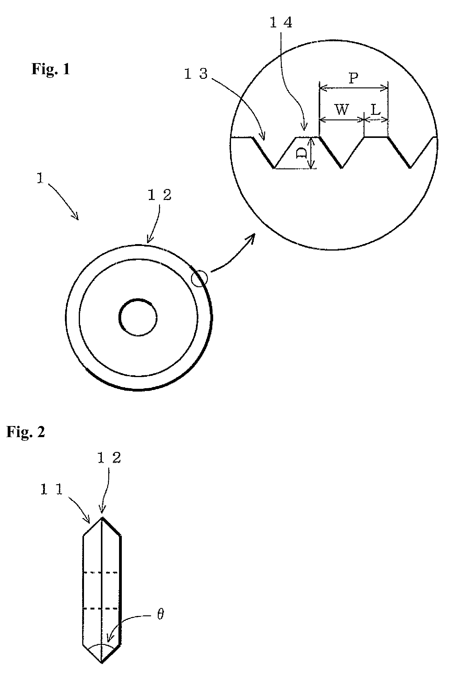 Scribing wheel and method for scribing brittle material substrate