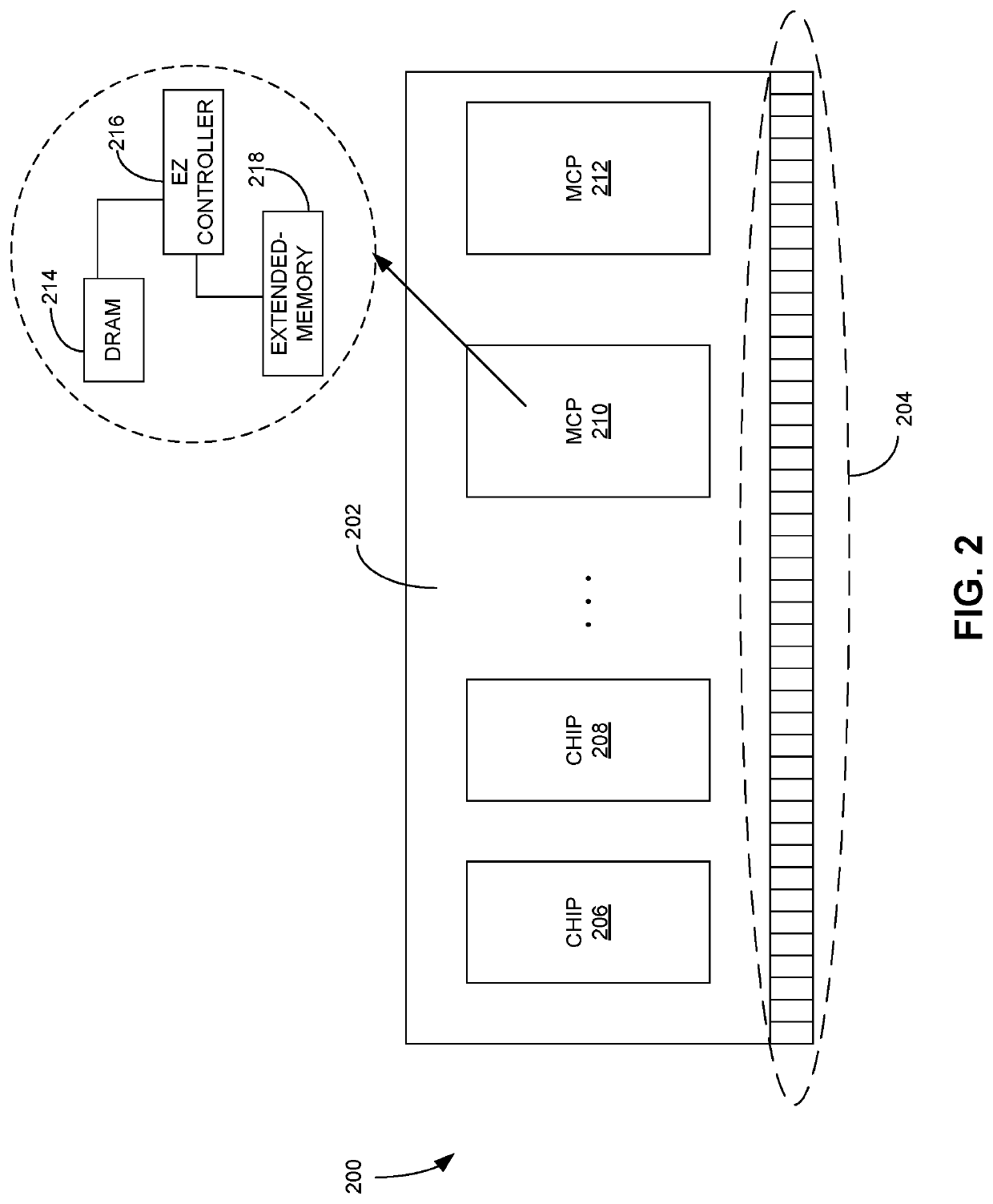 Method and system for memory expansion with low overhead latency