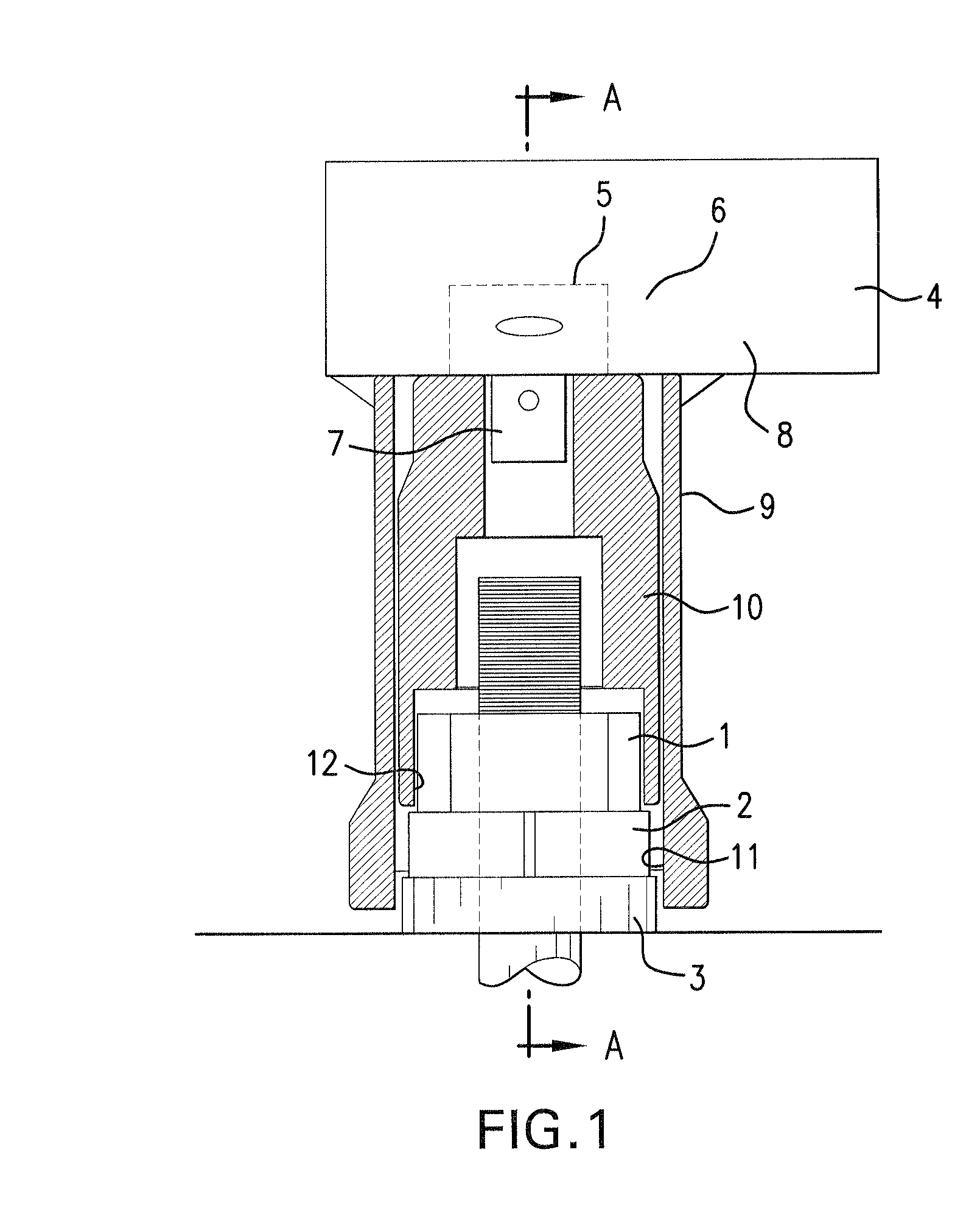 Fluid operated torque tool for and a method of tightening a nut on a plate on railroad crossings