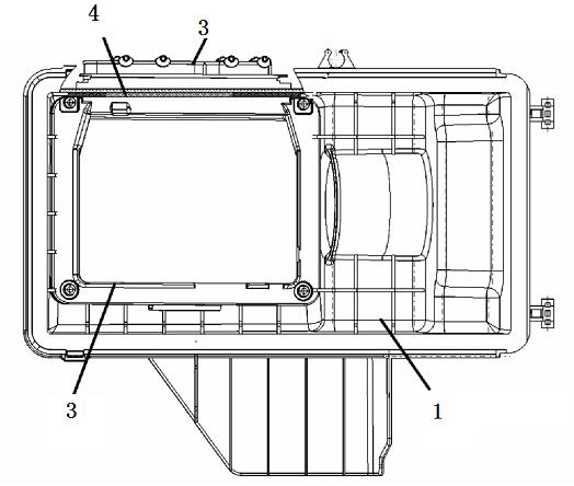 Engine computer assembly integrated into air filter