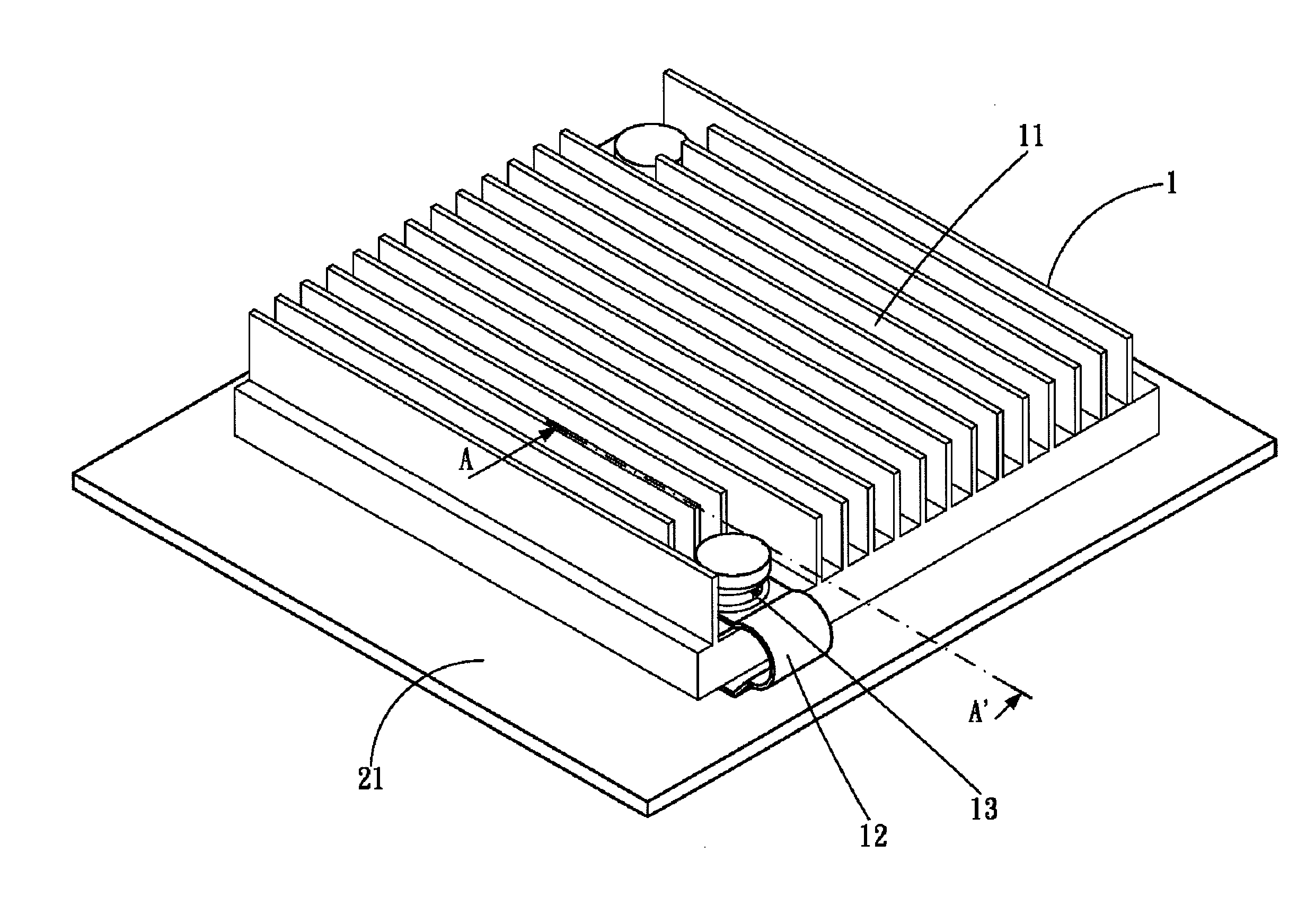 Circuit board and heat dissipation device thereof