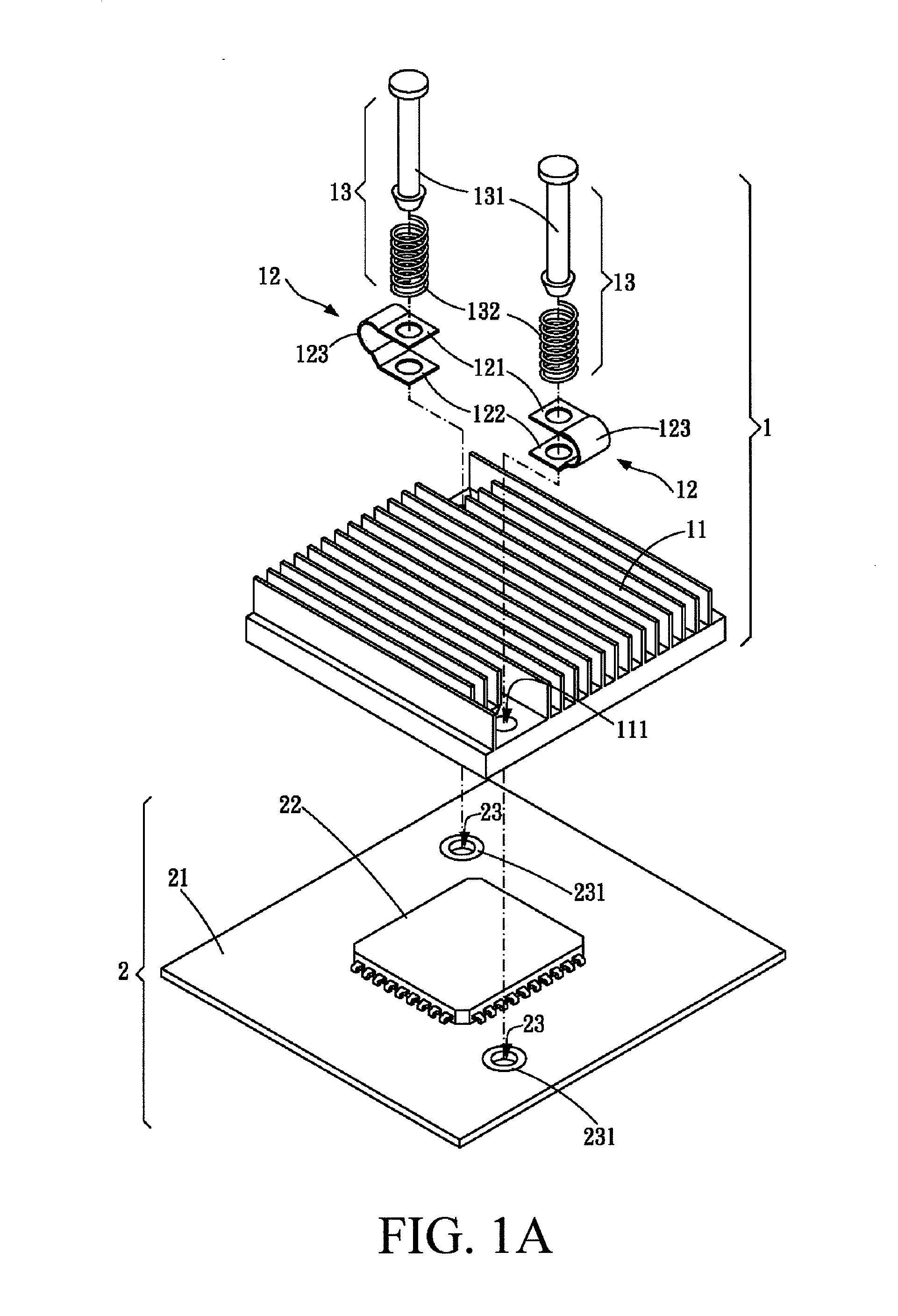 Circuit board and heat dissipation device thereof