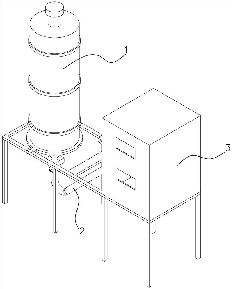 Concrete mixing plant with dust removal function and dust removal method thereof