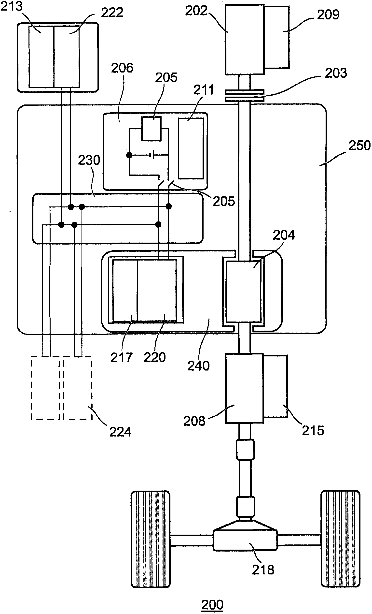 Method for controlling a secondary energy storage