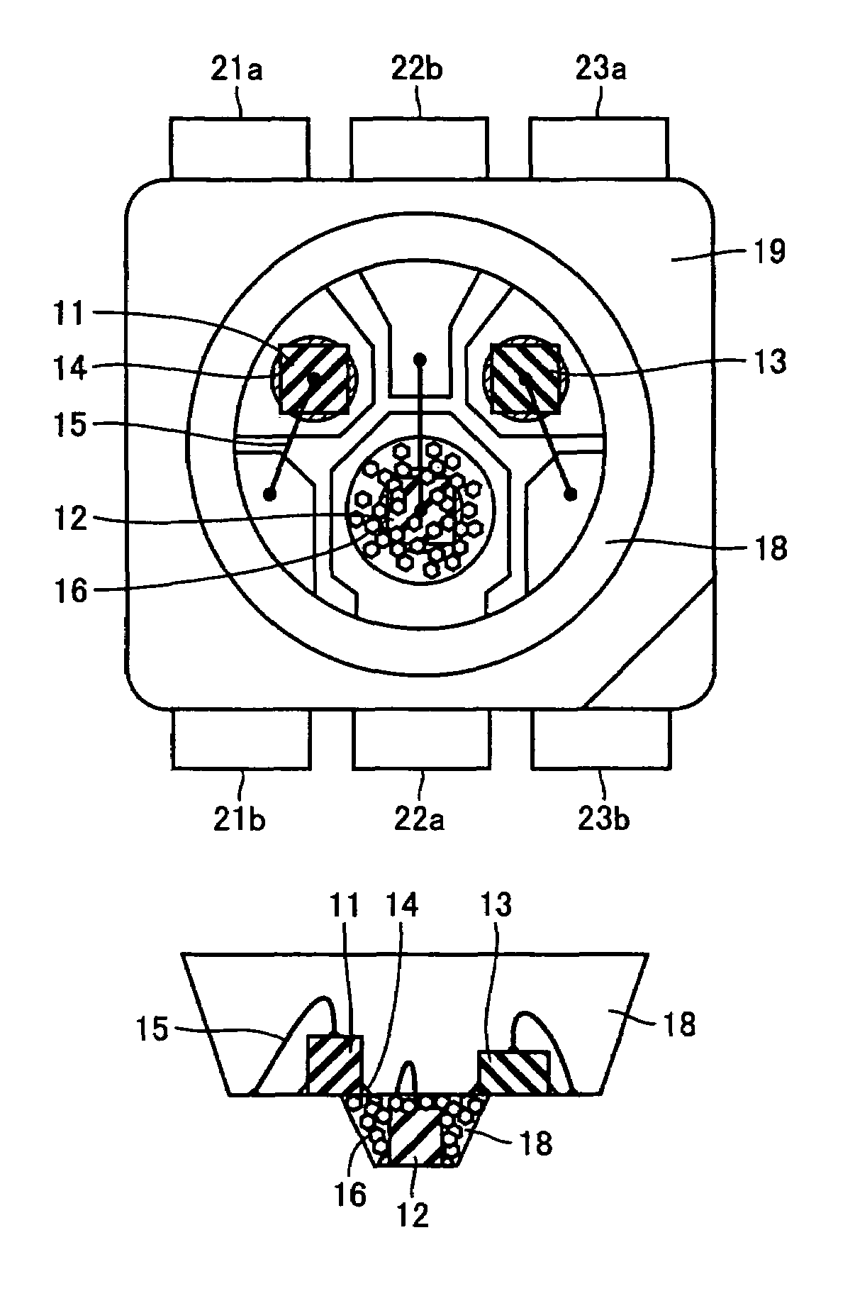 LED device and portable telephone, digital camera and LCD apparatus using the same