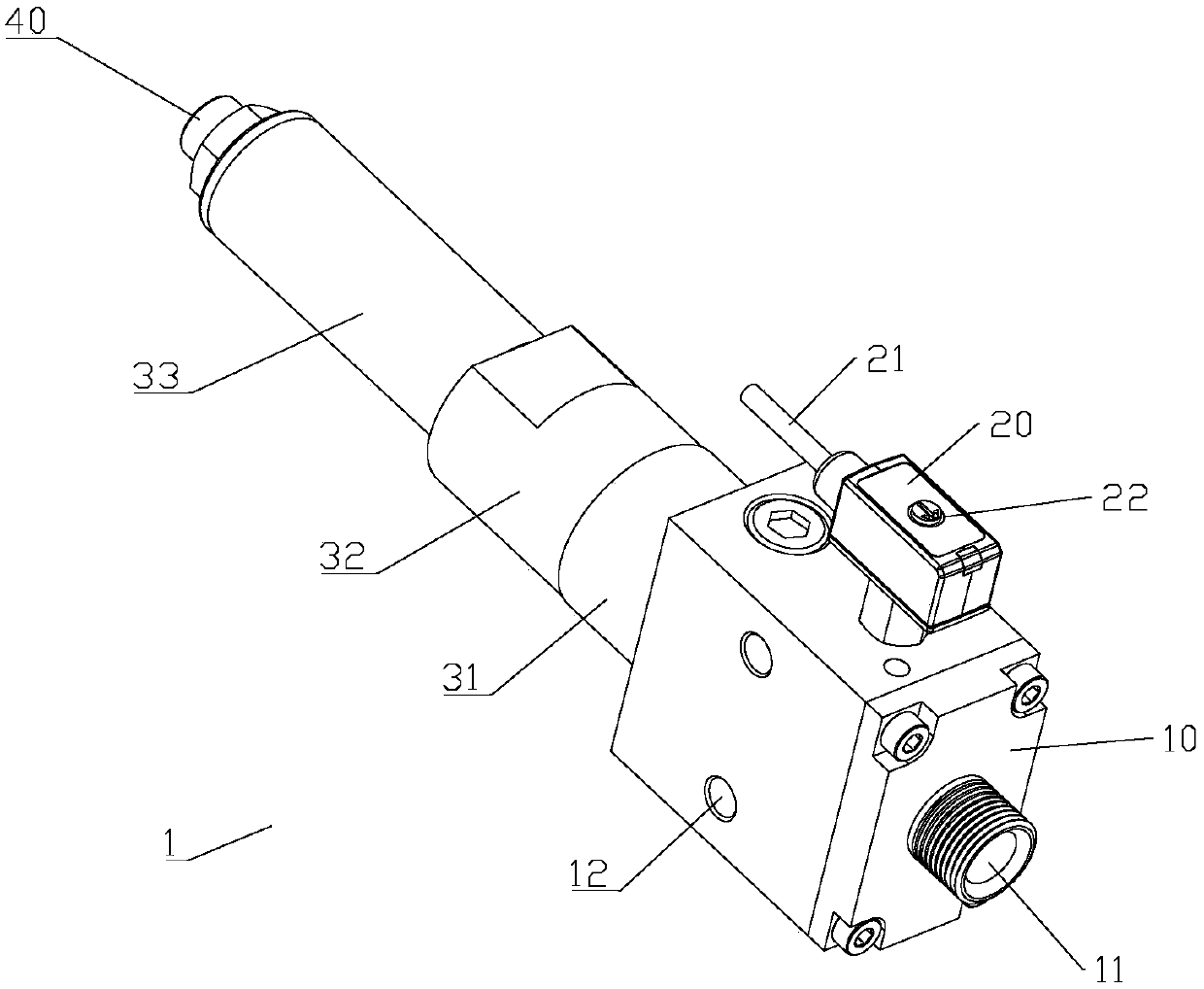 Integrated filtration heater of air supply pipe of horizontal type drying and mixing machine