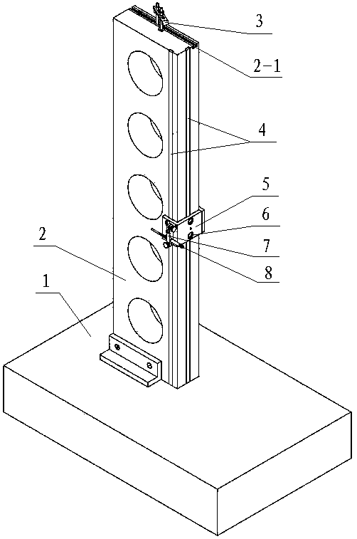 Multifunctional perpendicularity and straightness detection device