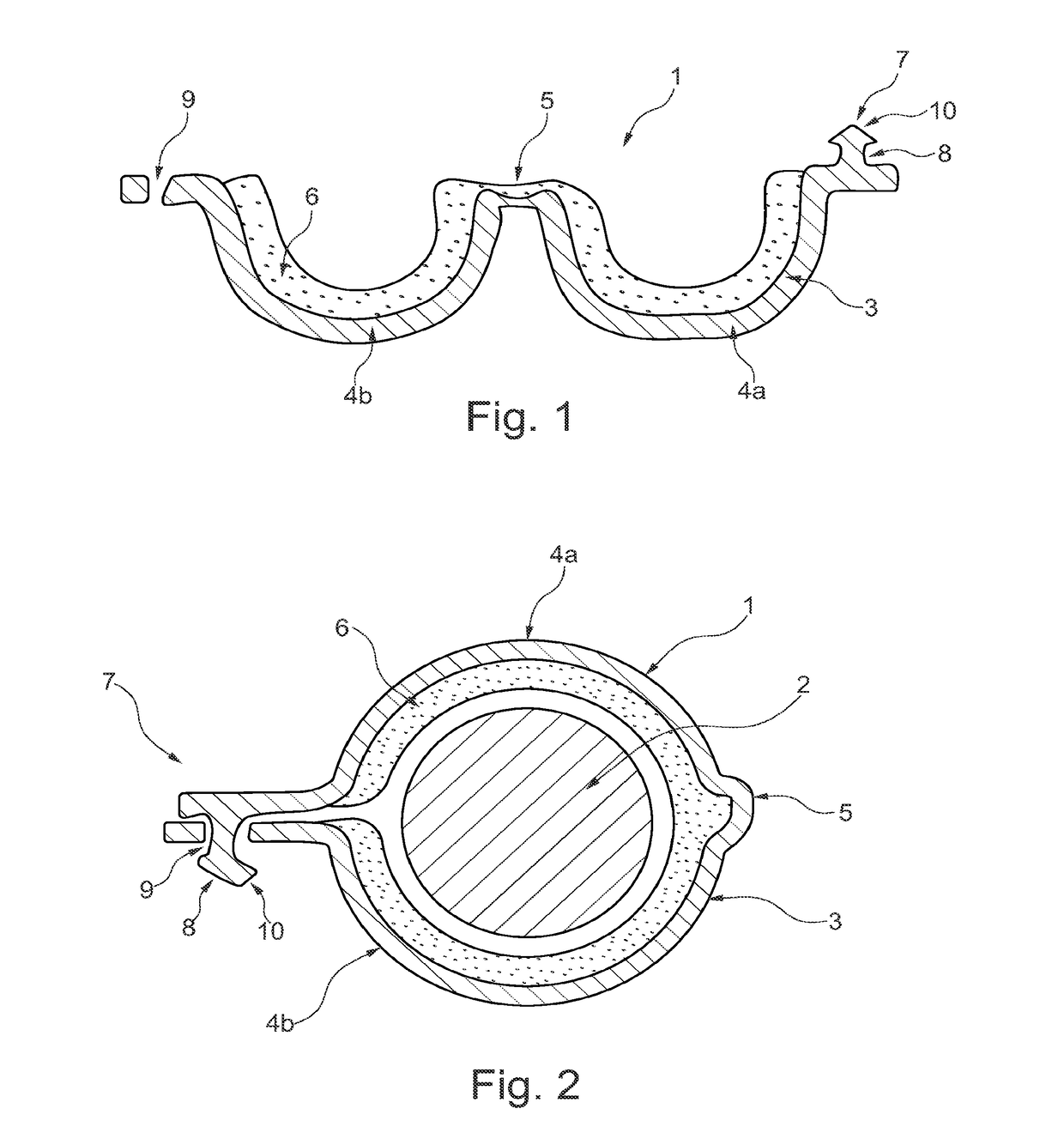 Acoustic protection cover for encapsulating a motor vehicle component