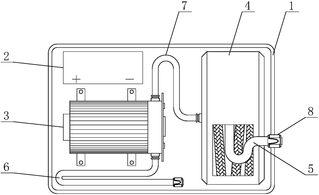 Portable integration cleaning equipment