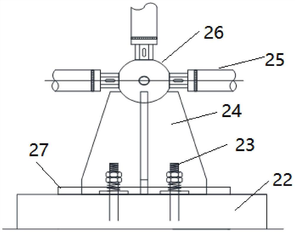 Wind resistance and vibration reduction device for net rack support joints and assembly method