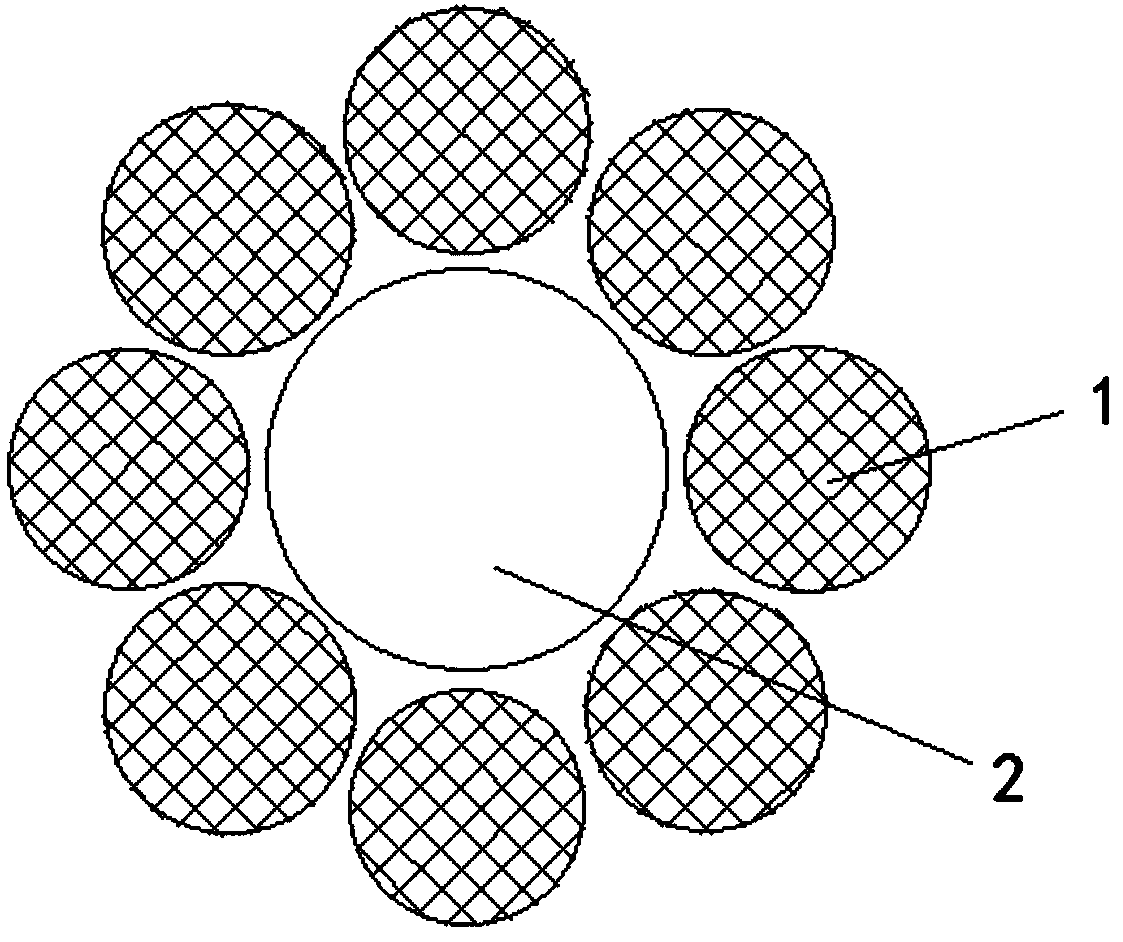 Salt-corrosion resistant plastic rope and processing technology thereof