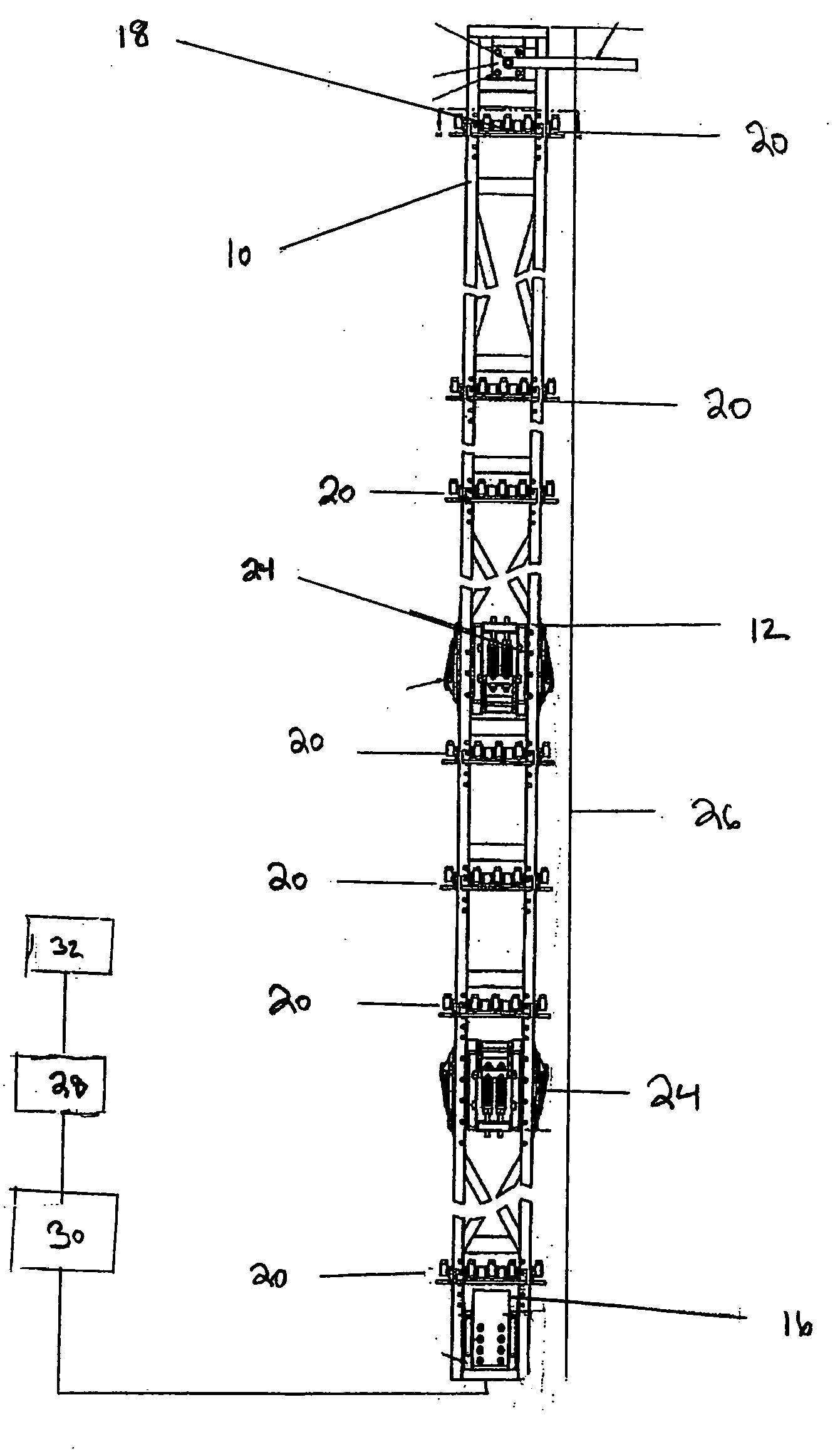 Fuel channel characterization method and device