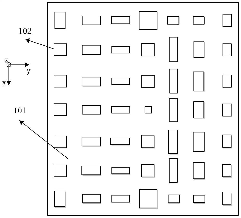 A Diffractive Optical Device for Orthogonal Polarized Light Imaging Based on Metasurface