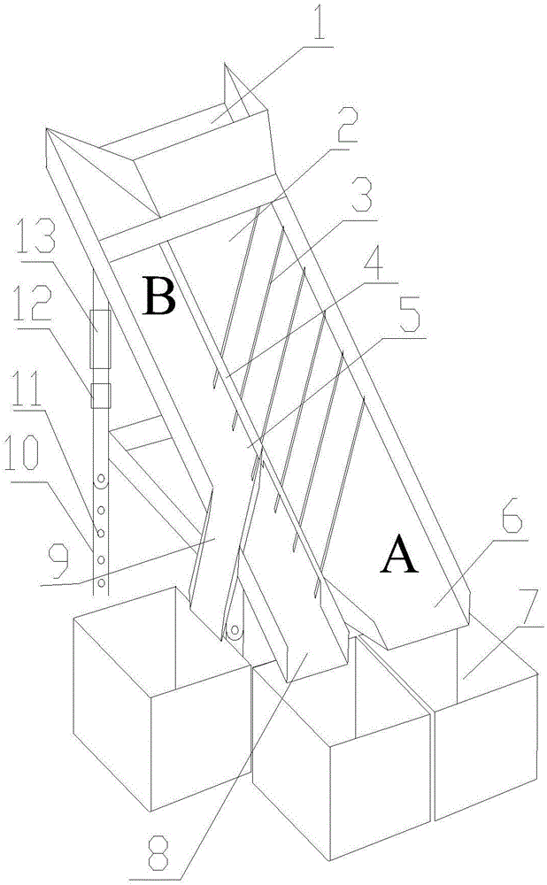 Solid separating device