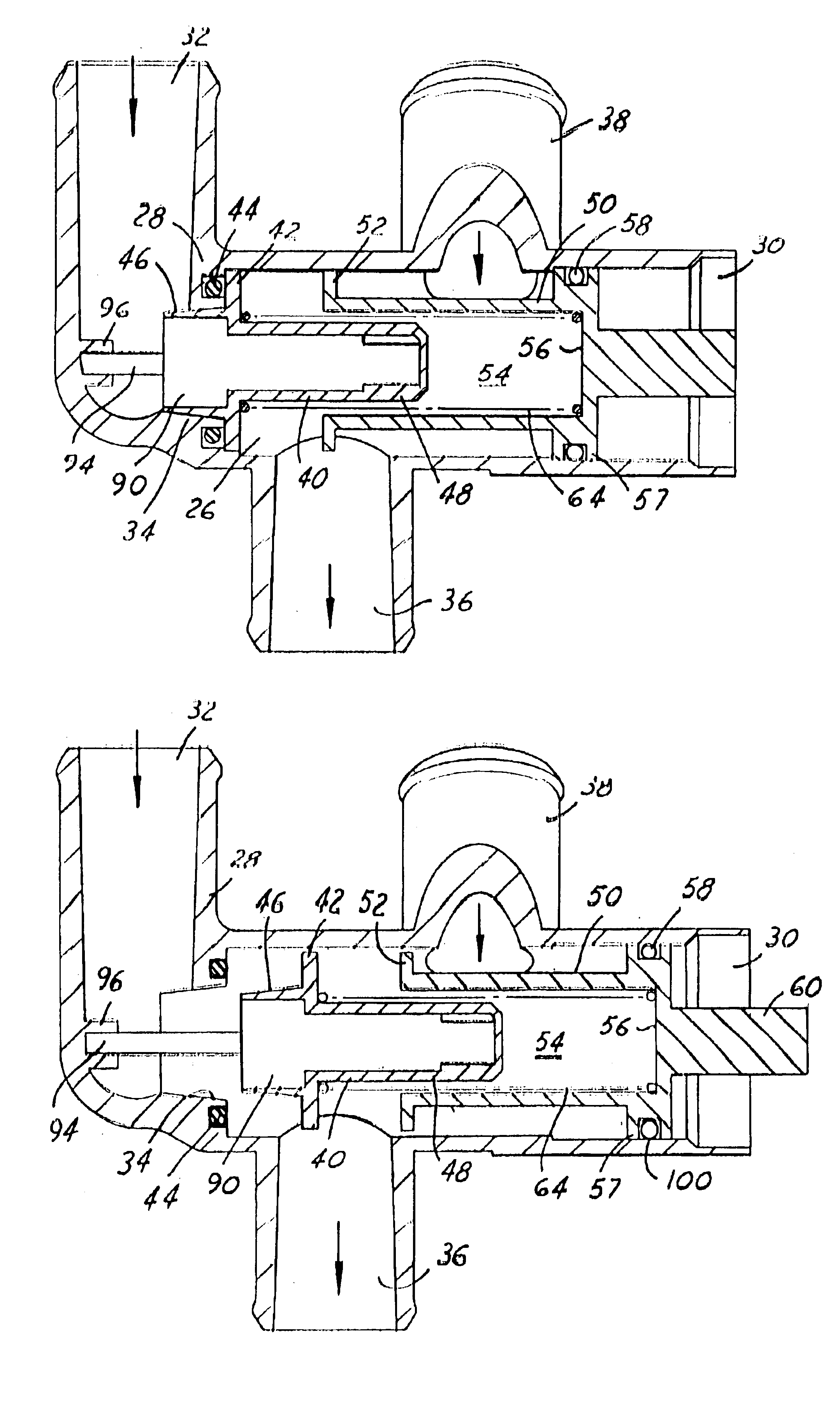 Linear proportional valve