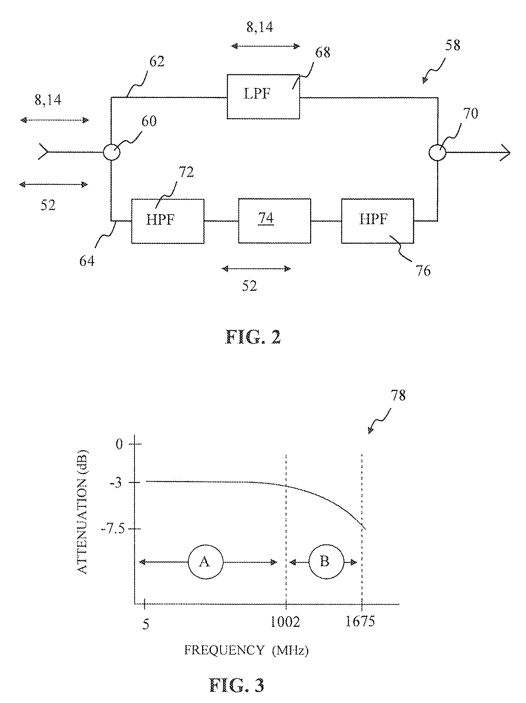 Home network frequency conditioning device and method
