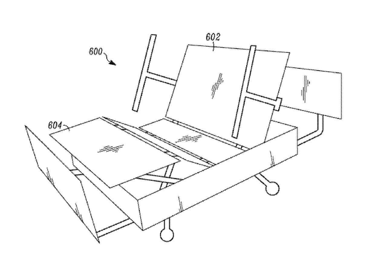 System and Method of an Adjustable Bed with a Vibration Motor