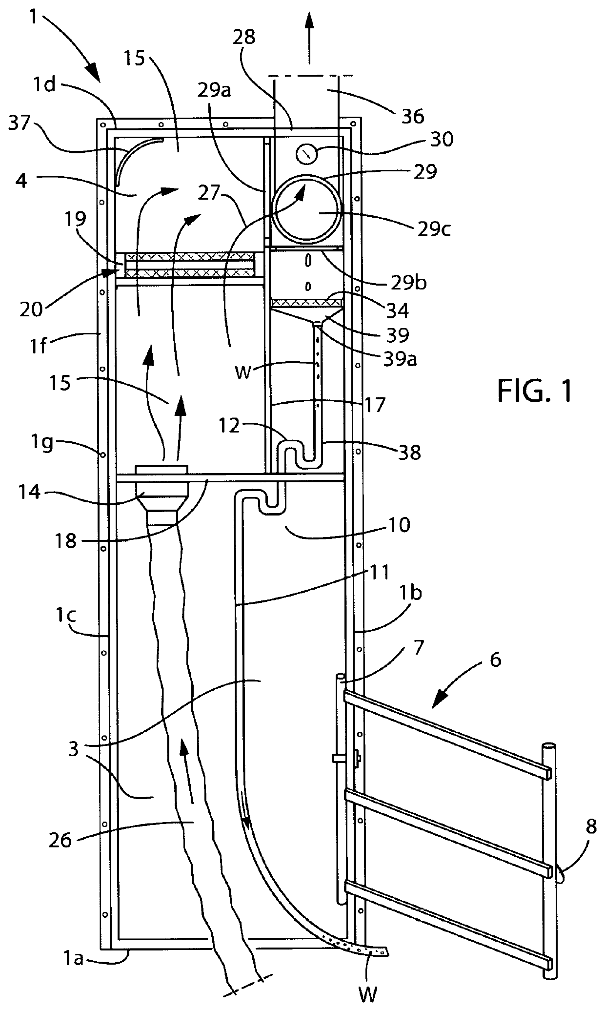 Condensate and lint separator within a gaseous fluid exhaust system of a clothes dryer