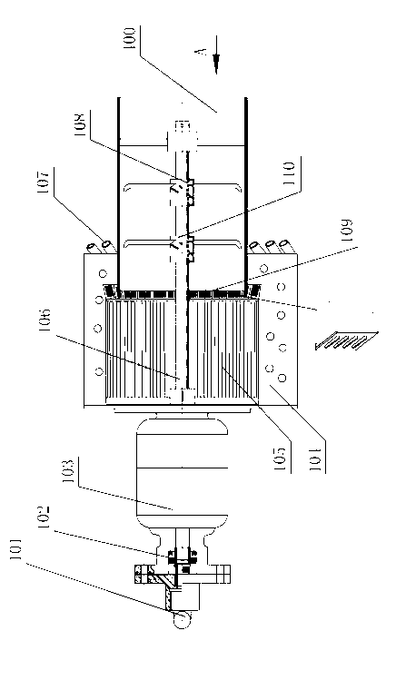 Tail gas purification treatment device