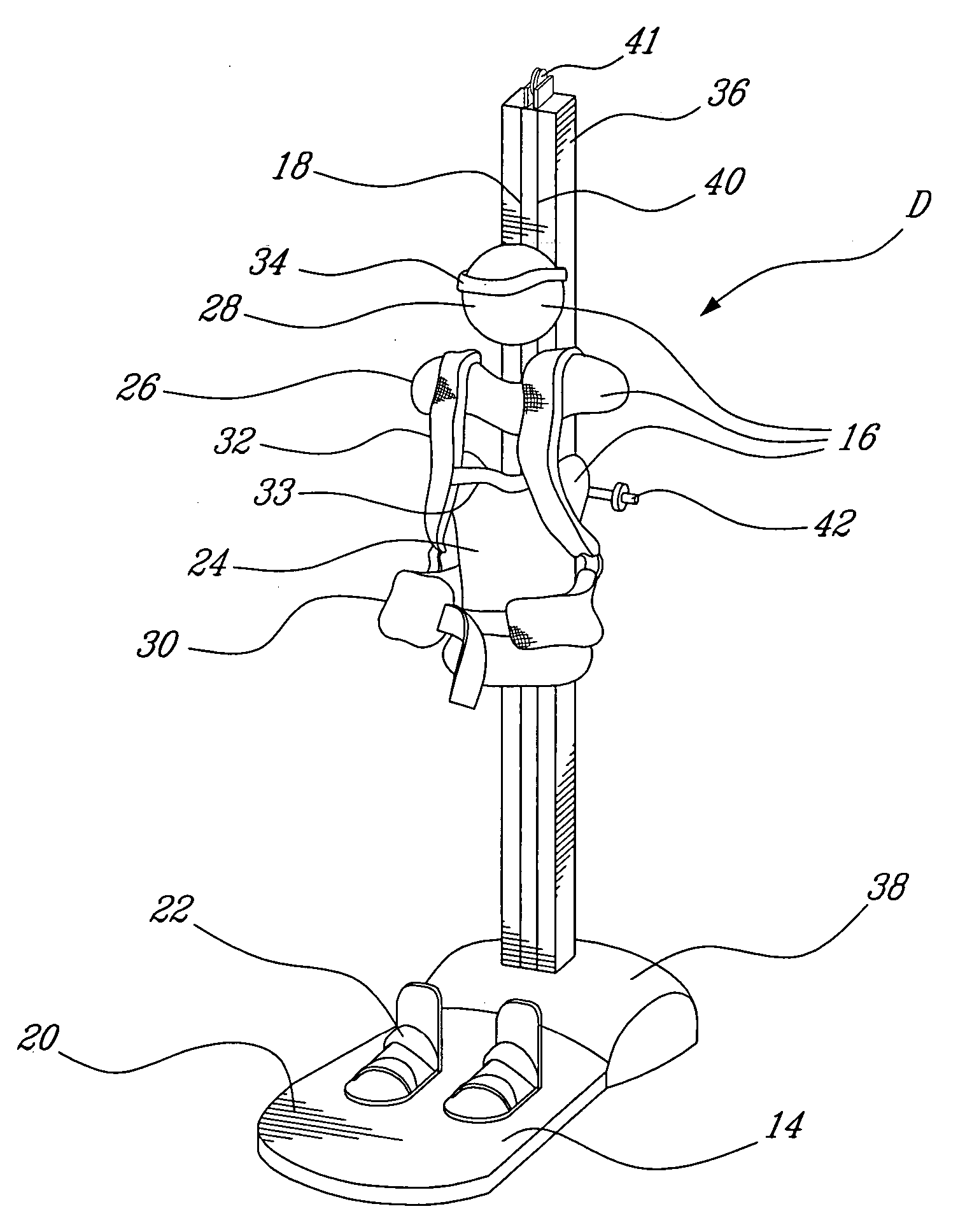 Hack squat gestural guiding apparatus in view of a standardized evaluation of the tridimensional kinematics of the knee