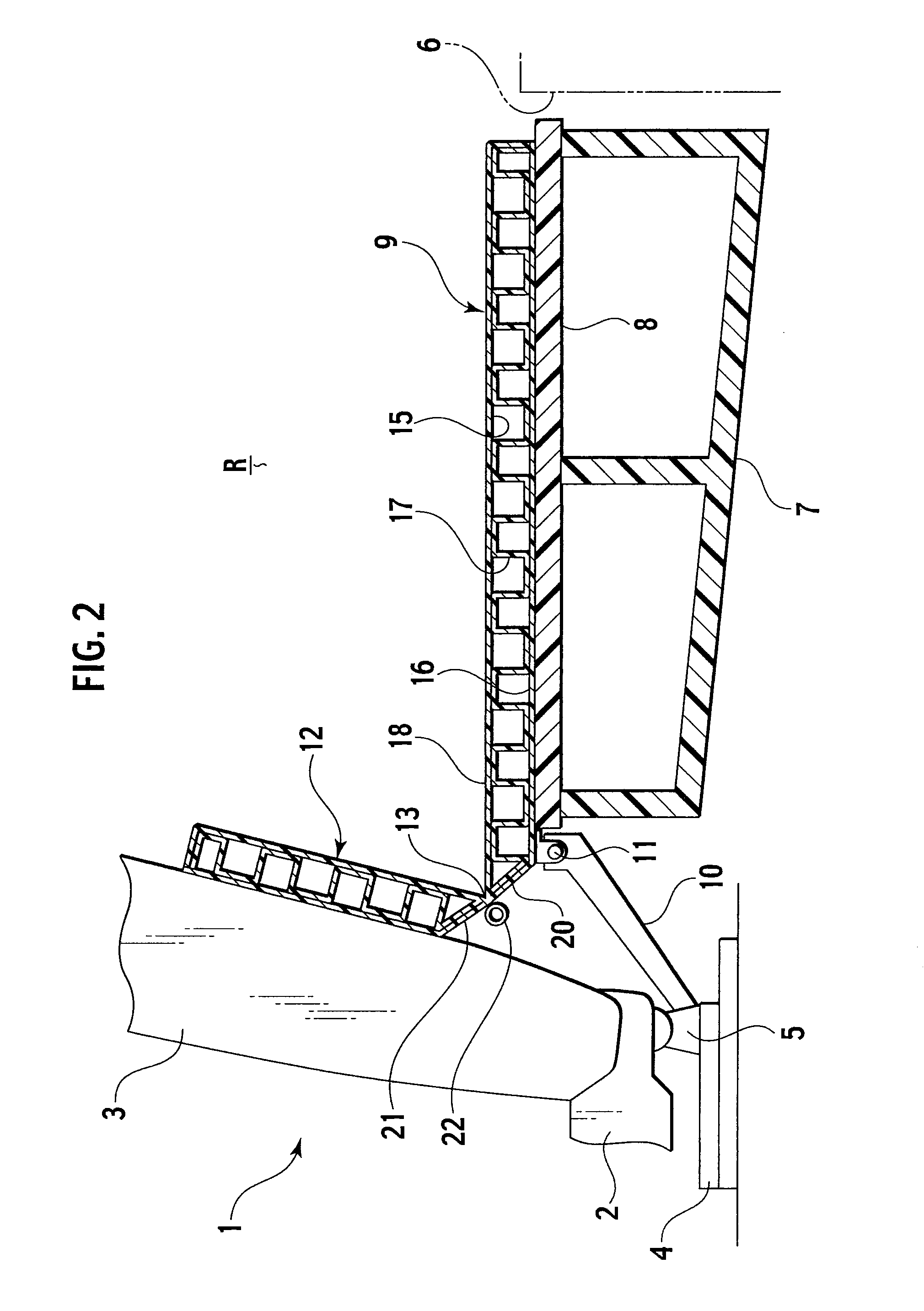 Hinge mechanism and automotive luggage board structure using the same