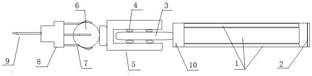 Electron microscope in-situ sample rod with high-resolution multidimensional manipulation and electrical measurement