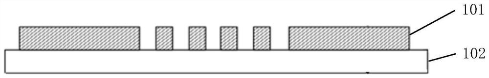 Spectrum chip based on sub-wavelength high-contrast grating, spectrograph and preparation method