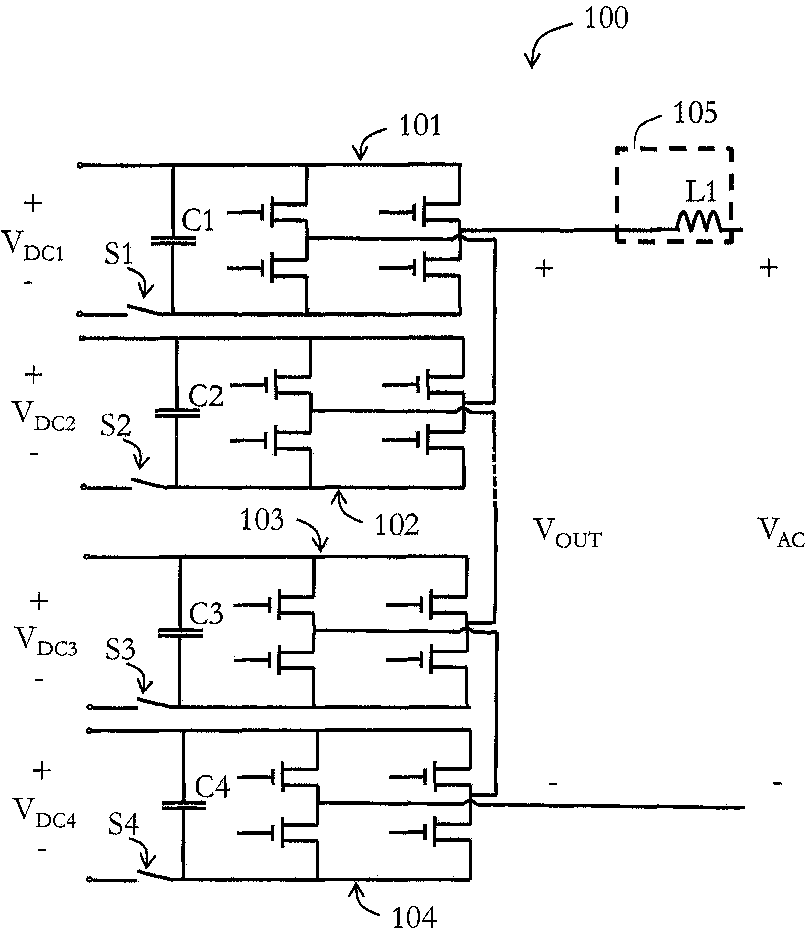 DC-AC inverter for photovoltaic systems