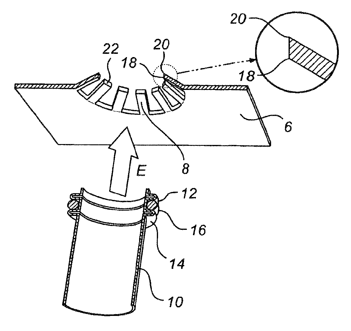 Fuel dispensing unit comprising a locking member for retaining a fuel conduit in a locked position