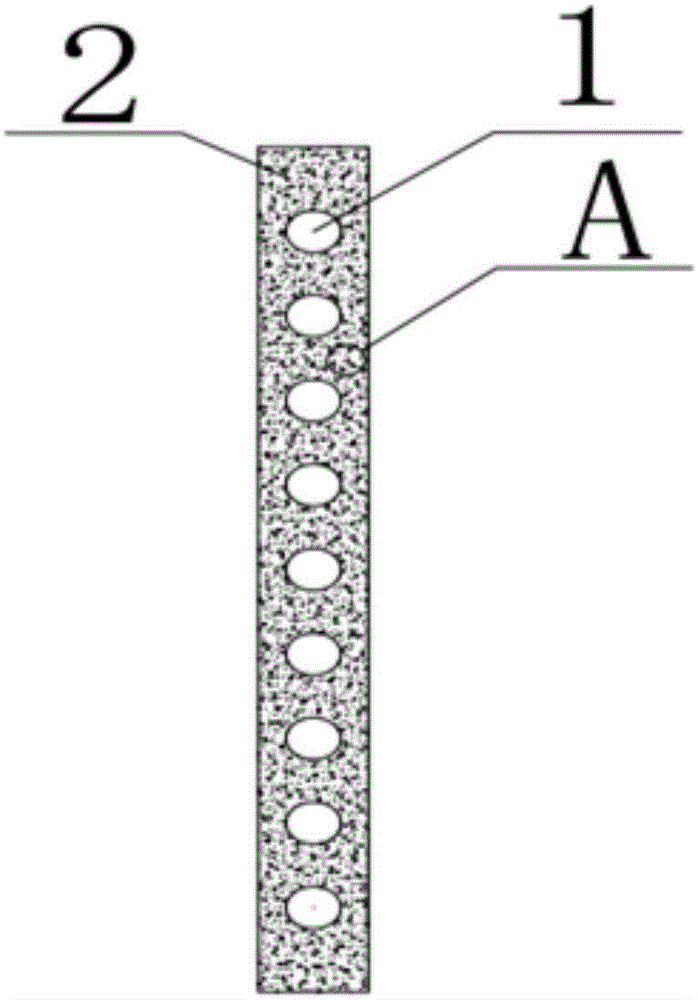 Microbial carrier for wrapping biological coating on ceramic hollow rod and preparation method