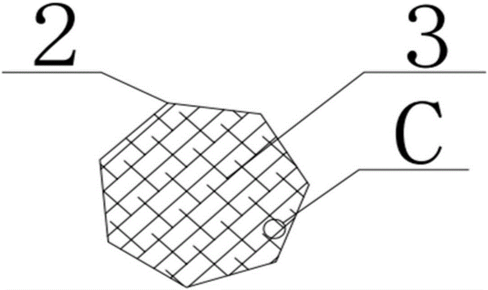 Microbial carrier for wrapping biological coating on ceramic hollow rod and preparation method