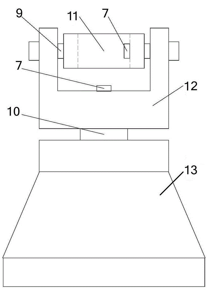Isolation test system for airborne photoelectric inertially stabilized platform and method