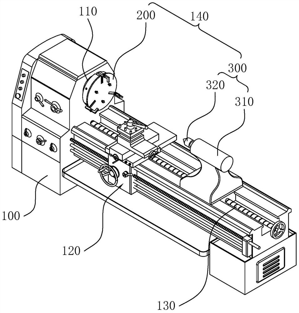 A turning fixture for flange blind plate