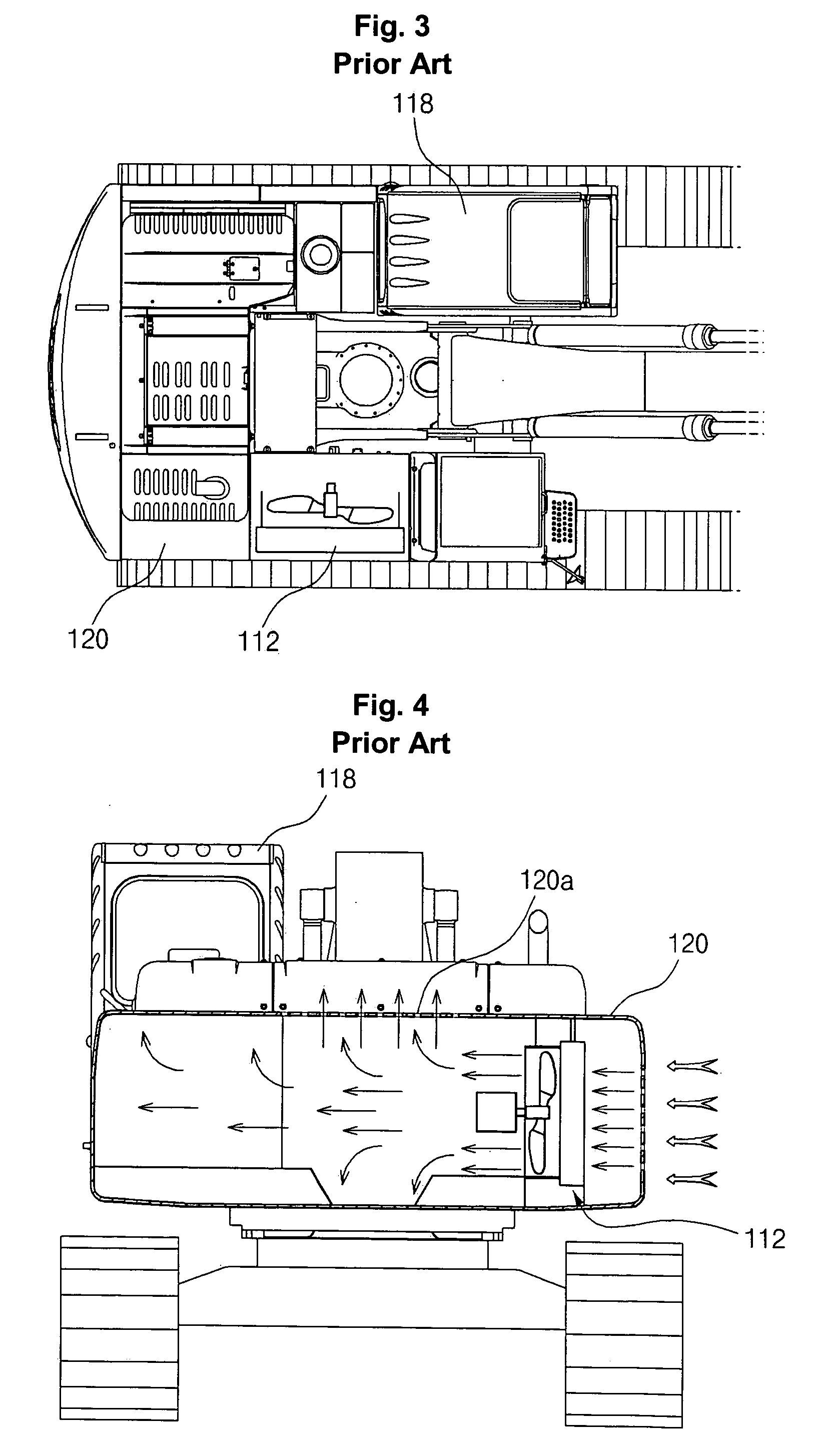 Heating apparatus for cabin of construction equipment