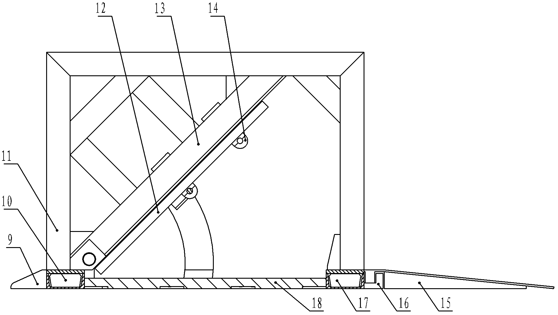 Movable type anti-collision device