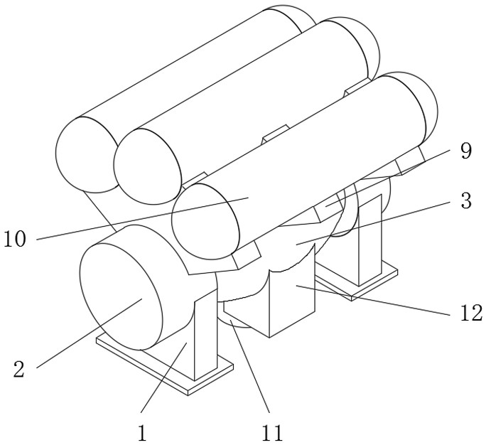 Mountain tea garden organic fertilizer raw material manufacturing and mixing device and use method