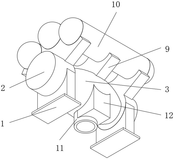 Mountain tea garden organic fertilizer raw material manufacturing and mixing device and use method