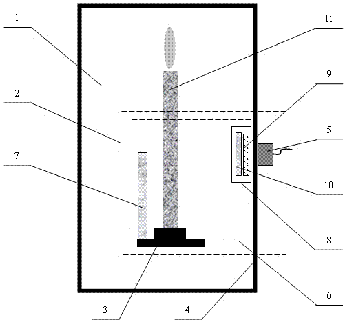 Method for enhancing propellant drug strip combustion sound signal reception strength